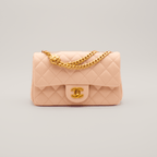 Chanel Mini Flap Bag with Camellia Chain