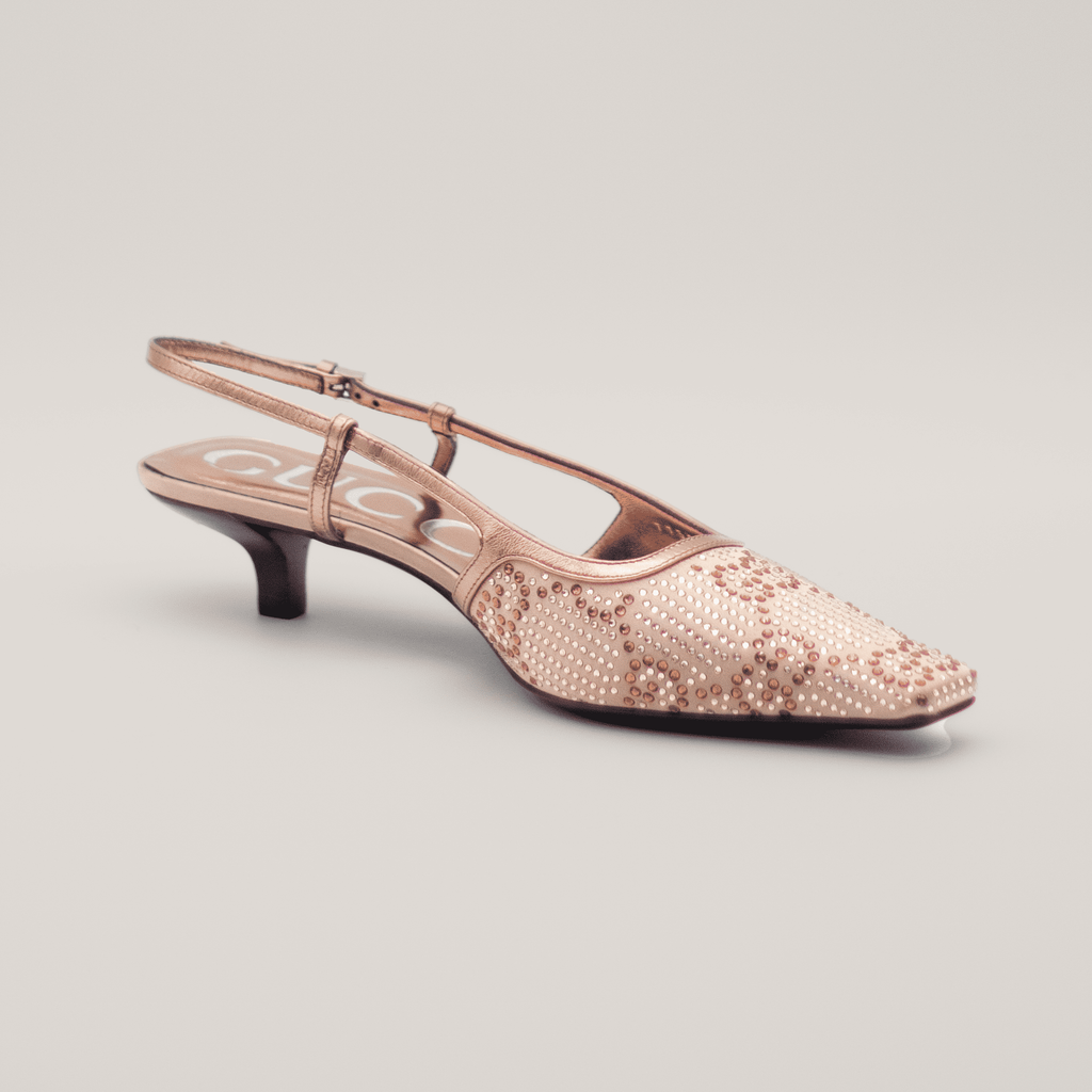 Exclusive Gucci GG Slingback Pumps