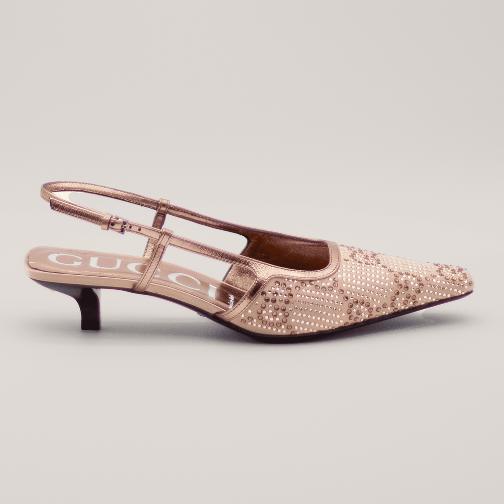 Exclusive Gucci GG Slingback Pumps