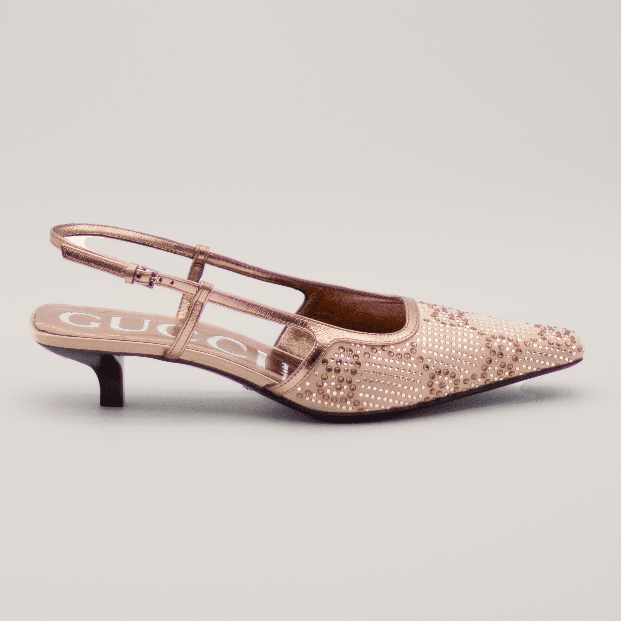 Exclusive Gucci GG Slingback Pumps